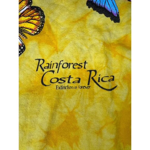 Vintage Y2K Butterfly Dyed Shirt Fits like Large - Picture 3 of 4